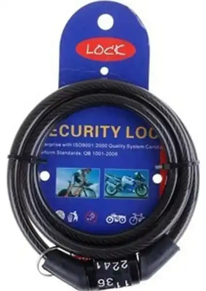 Mobee Lock 12X1200 mm: Pratik ve Güvenilir Şifreli Bisiklet ve Motor Kilidi