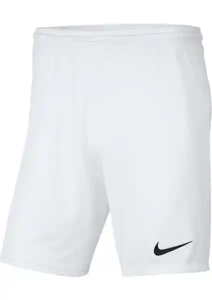 Nike Dry Park III Short Çocuk Beyaz Spor Şortu Futbol ve Günlük Aktiviteler İçin