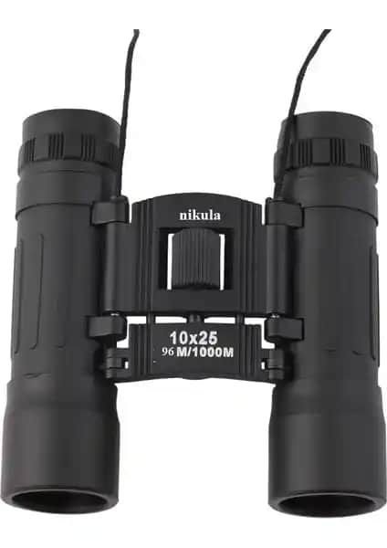 Nikula 10X25 El Dürbünü Kauçuk Kaplama Doğa ve Spor Aktiviteleri İçin Uygun Optik Cihaz
