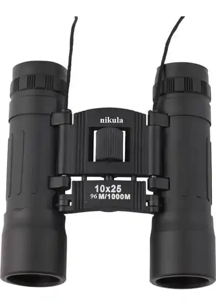 Nikula 10X25 El Dürbünü Kauçuk Kaplama Doğa ve Spor Aktiviteleri İçin Uygun Optik Cihaz