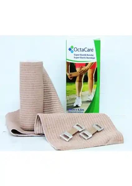 Octacare Elastik Bandaj 20 cm x 4,5 m: Esnek ve Dayanıklı Destek Ürünü