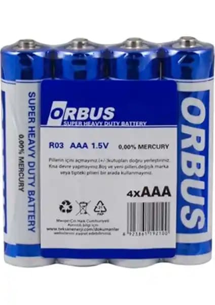 Orbus AAA İnce Pil: Güçlü, Ekonomik ve Şarj Edilebilir Portatif Enerji Kaynağı