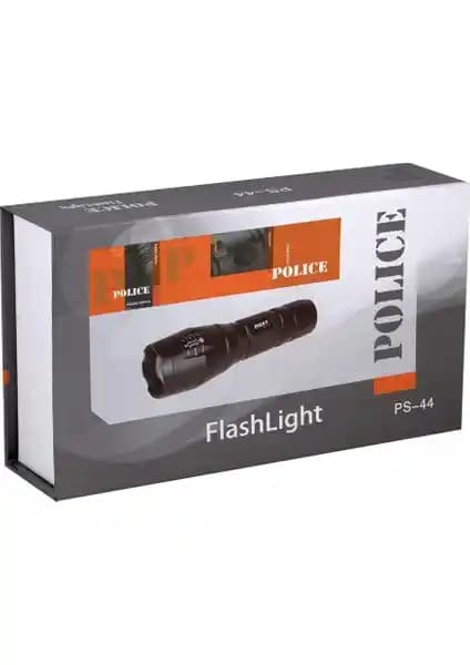 Police PS-44 Cree T6 LED Şarj Edilebilir El Feneri: Yüksek Parlaklık ve Taşınabilirlik Özellikleri