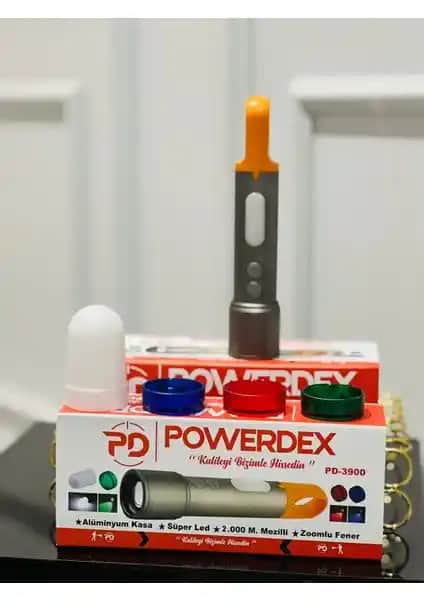 Powerdex PD-3900 Profesyonel El Feneri: Yüksek Performanslı ve Dayanıklı Tasarım