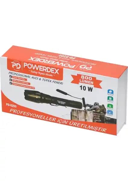 Powerdex PD-8200 10W Şarjlı Tüfek Feneri Detaylı İnceleme ve Özellikler