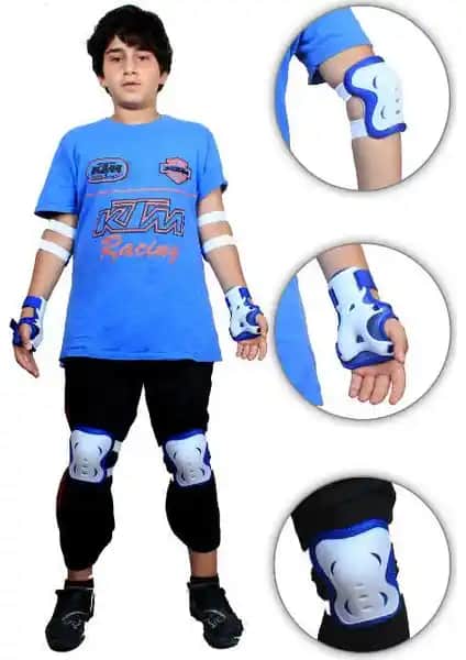 Pratik 6 Parça Çocuk Güvenlik Seti: Spor ve Günlük Kullanım İçin Güvenilir Koruma