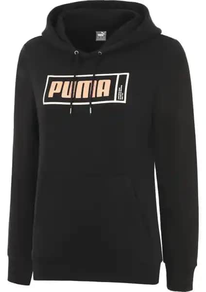 Puma Graphic Fleece Kadın Kapüşonlu Sweatshirt Sürdürülebilirlik ve Şıklığın Buluşması