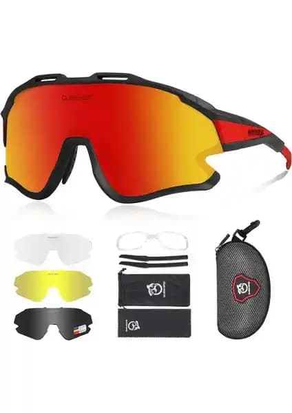 Queshark Polarize Anti-Uv Spor Gözlüğü Çok Yönlü ve Hafif Tasarım ile Koruma Sağlar