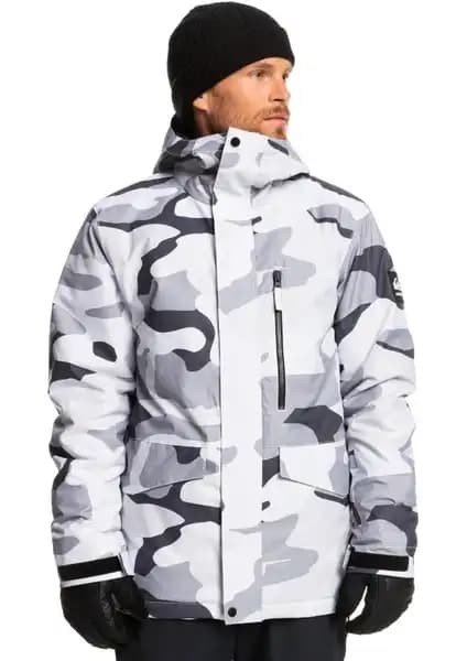 Quiksilver Mission Printed Erkek Snowboard Ceketi Yüksek Performans ve Şık Tasarım