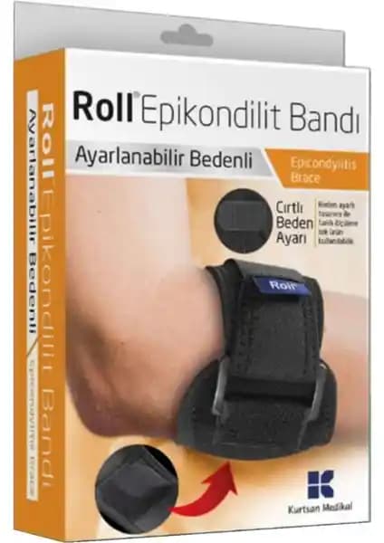 Roll Epikondilit Bandajı Tenisçi Dirsekleri İçin Etkili Destek ve Rahatlatıcı Çözüm