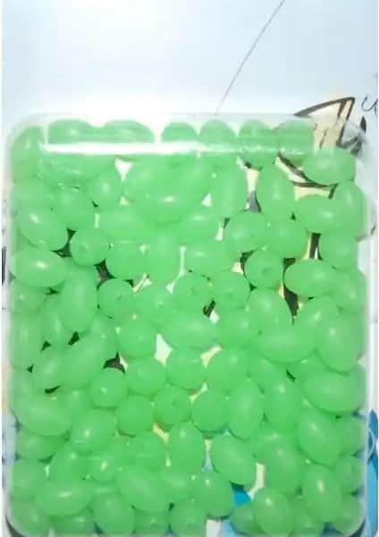 Sasa Fosforlu Oval Yu<muş>ak Boncuk 100'lü Paket 5x8 mm Parlak ve İşlevsel Tasarım