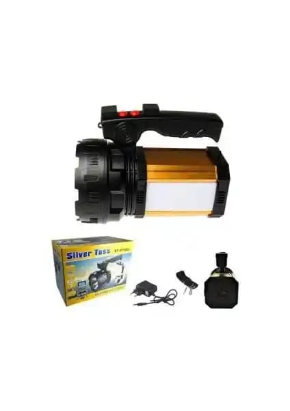 Silver Toss ST-8100L 25W Şarj Edilebilir LED El Feneri Güç ve Dayanıklılık Sunar