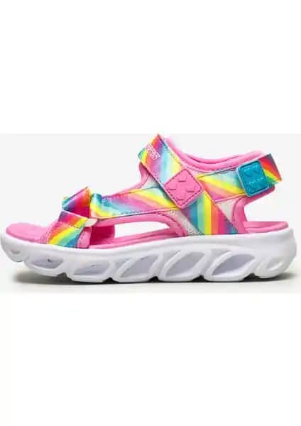 Skechers HYPNO-FLASH Rainbow Lights Çocuk Sandaletleri Günlük ve Eğlence İçin Uygun