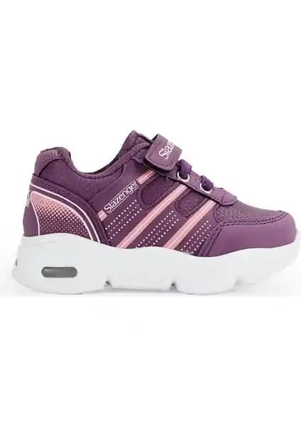 Slazenger RAAKEL Kız Çocuk Spor Ayakkabısı Mor Renkli Modern ve Dayanıklı Tasarım