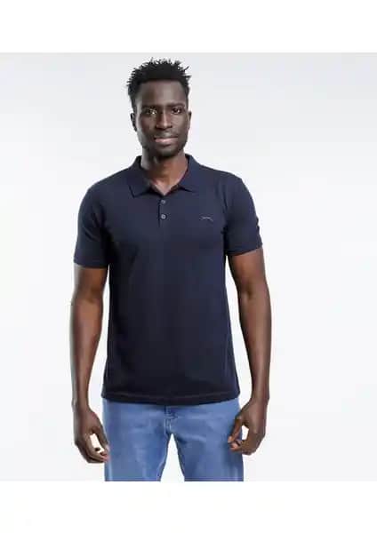 Slazenger SOHO Erkek Lacivert Tişört Modern ve Konforlu Tasarımıyla Günlük Kullanım İçin