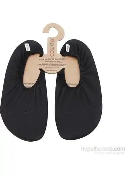 Slipstop Siyah Kaydırmaz Deniz Ayakkabısı Yetişkinler İçin Güvenli ve Şık Tasarım