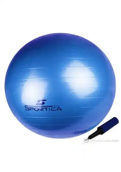 Sportica PT55 55 cm Pilates Topu ile Sağlıklı Yaşam ve Güçlü Vücut İçin Uygun Egzersiz Seçeneği