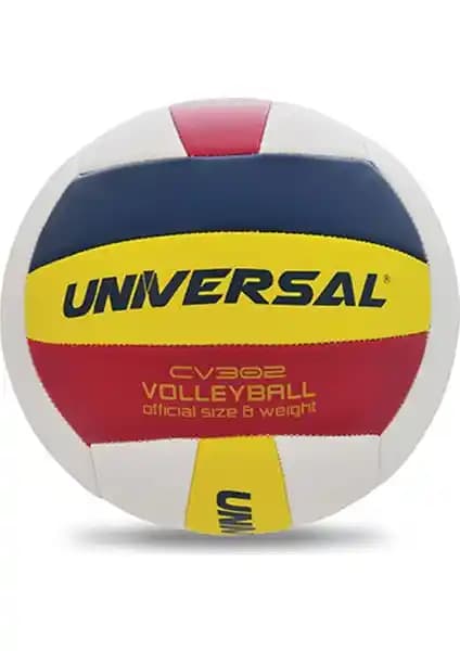 Universal CV 302 Dikişli Beyaz Voleybol Topu Sporculara Dayanıklılık ve Performans Sunar