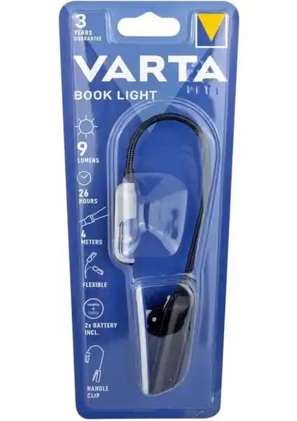 Varta 16618 Kitap Okuma Feneri: Enerji Verimli, Pratik ve Şık Okuma Yardımcısı