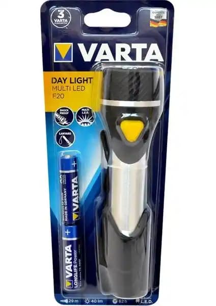Varta 16632 Day Light Multi Led Fener: Dayanıklı ve Yüksek Performanslı El Feneri