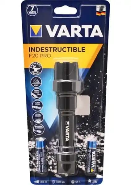 Varta 18711 F20 Pro 6W LED El Feneri: Dayanıklı ve Yüksek Performanslı Aydınlatma Çözümü