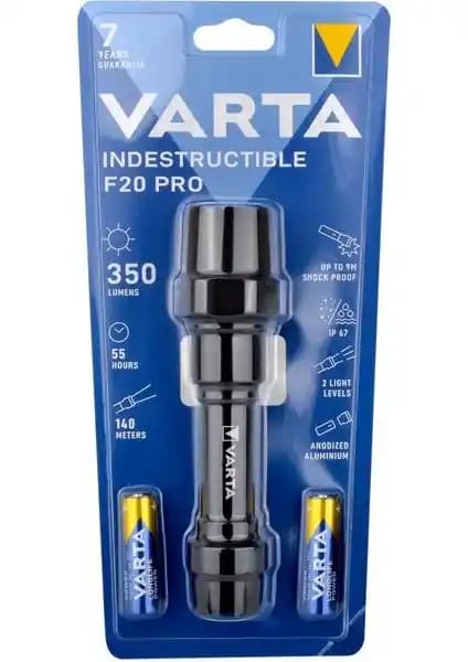 Varta 18711 Indestructible F20 Pro 6W LED El Feneri Güçlü ve Dayanıklı Tasarımıyla Öne Çıkıyor