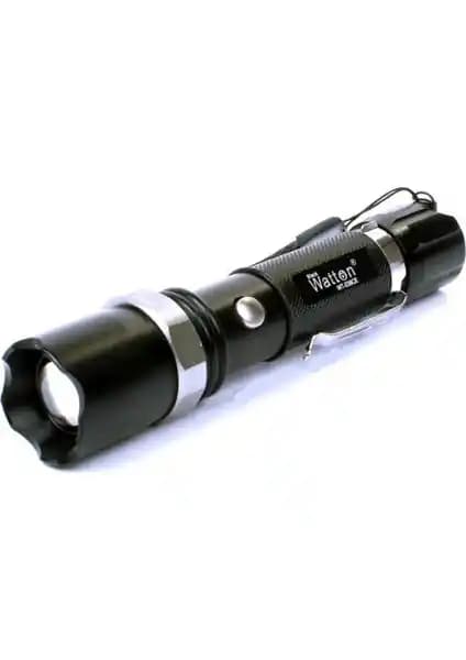 Watton WT-038 Şarj Edilebilir El Feneri: Yüksek Performans ve Çok Yönlü Kullanım Özellikleri
