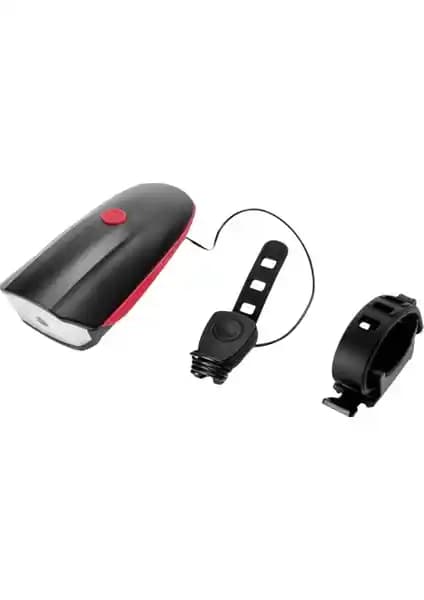 XBYC 6163 USB Şarjlı Bisiklet Ön Lamba ve Korna Güvenlik Çözümü 75-90 Karakter