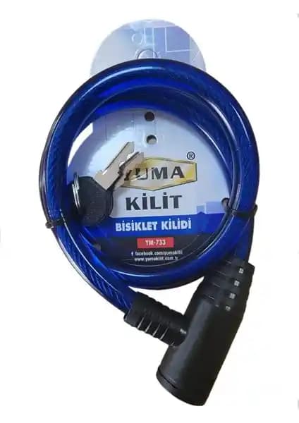 Yuma Bisiklet Kilidi 733 Güçlü Çelik Yapısı ve Pratik Kullanımıyla Güvenliği Artırır