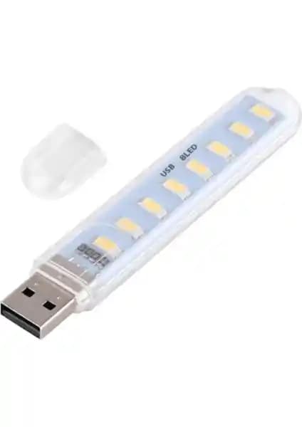 Zauss 8 LED Beyaz Işık Taşınabilir Mini USB LED Lamba Ürün Tanıtımı ve Özellikleri