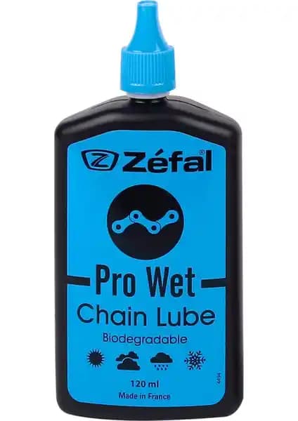 Zefal Pro Wet Zincir Yağı 120ML: Zorlu Hava Koşullarında Güvenilir Bisiklet Zincir Bakımı
