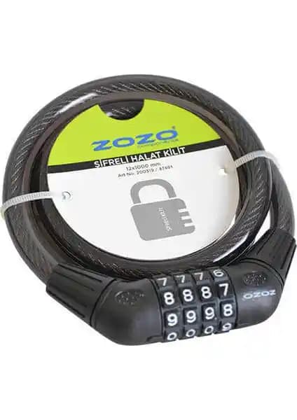 Zozo 12X100 4 Lü Şifreli Halat Kilit Güvenliğin Güncel Çözüm Yöntemi