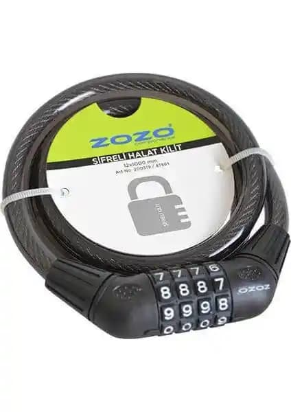 Zozo 12X100 4 Şifreli Bisiklet Kilidi Güvenlik ve Estetiği Bir Arada Sunar