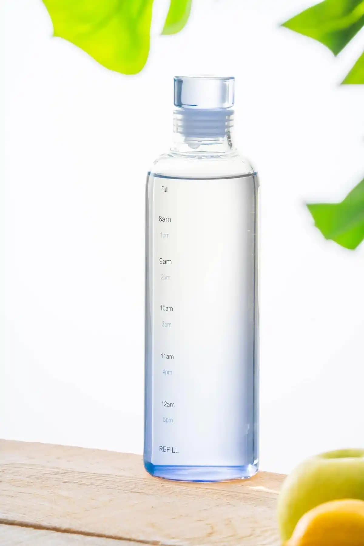 ACAR Pury Mavi Cam Su Matarası 500 ml: Şık, Sağlıklı ve Kullanışlı Tasarım