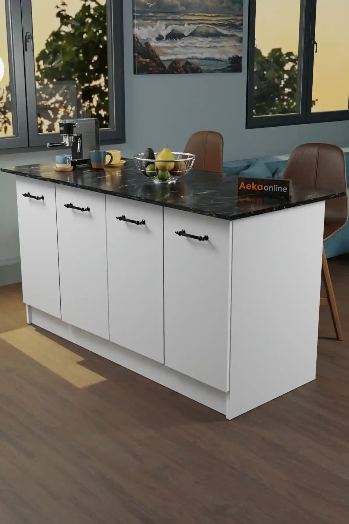 Aeka AE-2040 Vera Çok Amaçlı Mutfak Adası Modern Tasarım ve Fonksiyonellik