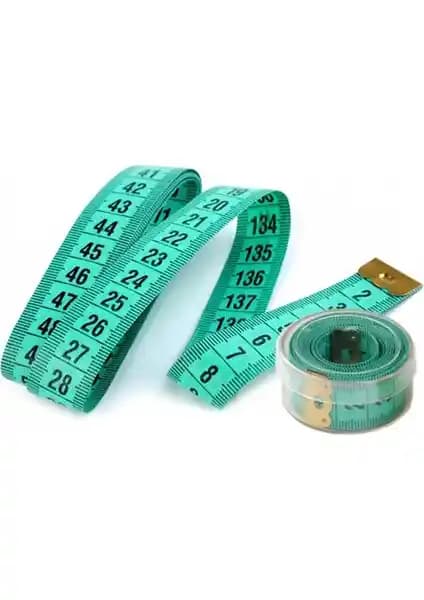 Akos Şeffaf Kutulu Koruma Kapaklı Mezura 150 Cm – Dayanıklı ve Çok Yönlü Ölçüm Aracı