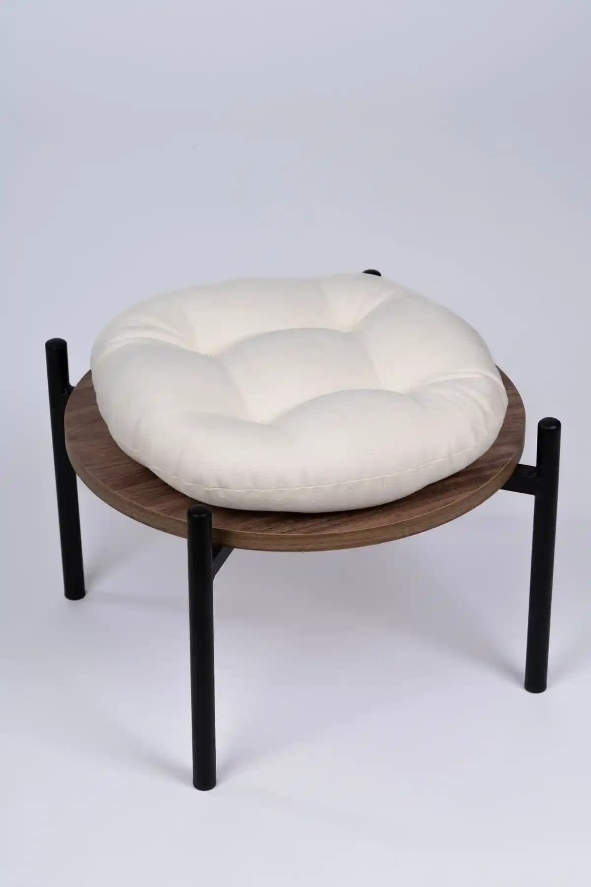 ALTINPAMUK Defne Yuvarlak Sandalye-tabure Minderi: Şık ve Konforlu Oturma Aksesuarı