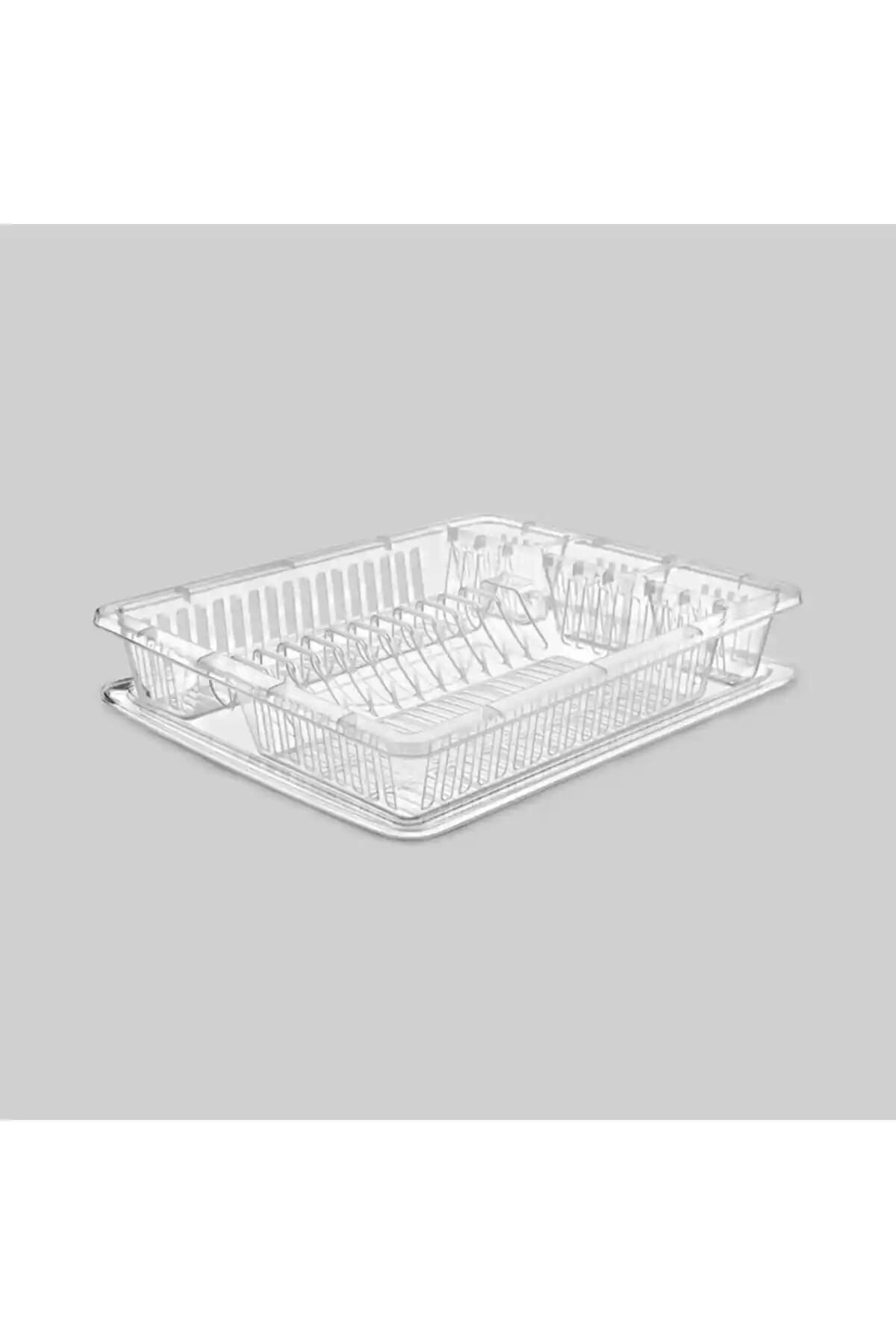 Anadolu AVM Süper Lüks Şeffaf Büyük Boy Bulaşık Süzgeci Modern ve Dayanıklı Tasarım