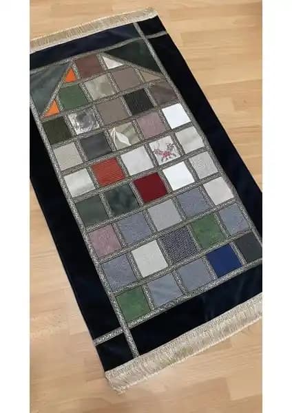 Ayhanhome Kırkyama Patchwork Kadife Astarlı Seccade Estetik ve Fonksiyonellik Bir Arada