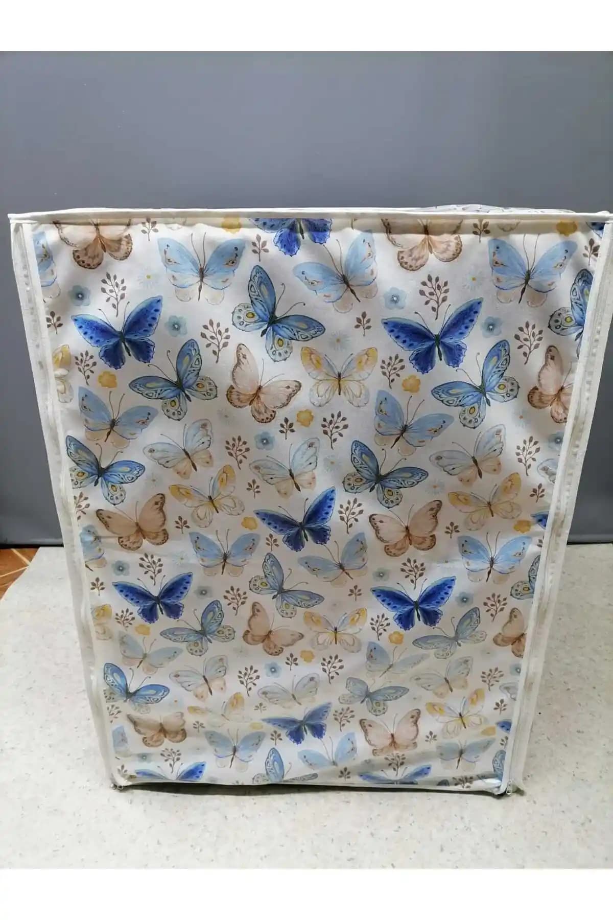 Başak Ev Tekstili PVC Su Geçirmez Çamaşır Makinesi Örtüsü 62x62x82 cm Koruma ve Kolay Temizlik