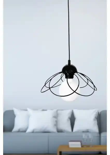 Begüsa Mango Tekli Siyah Modern ve Şık İç Mekan Aydınlatma Aracı