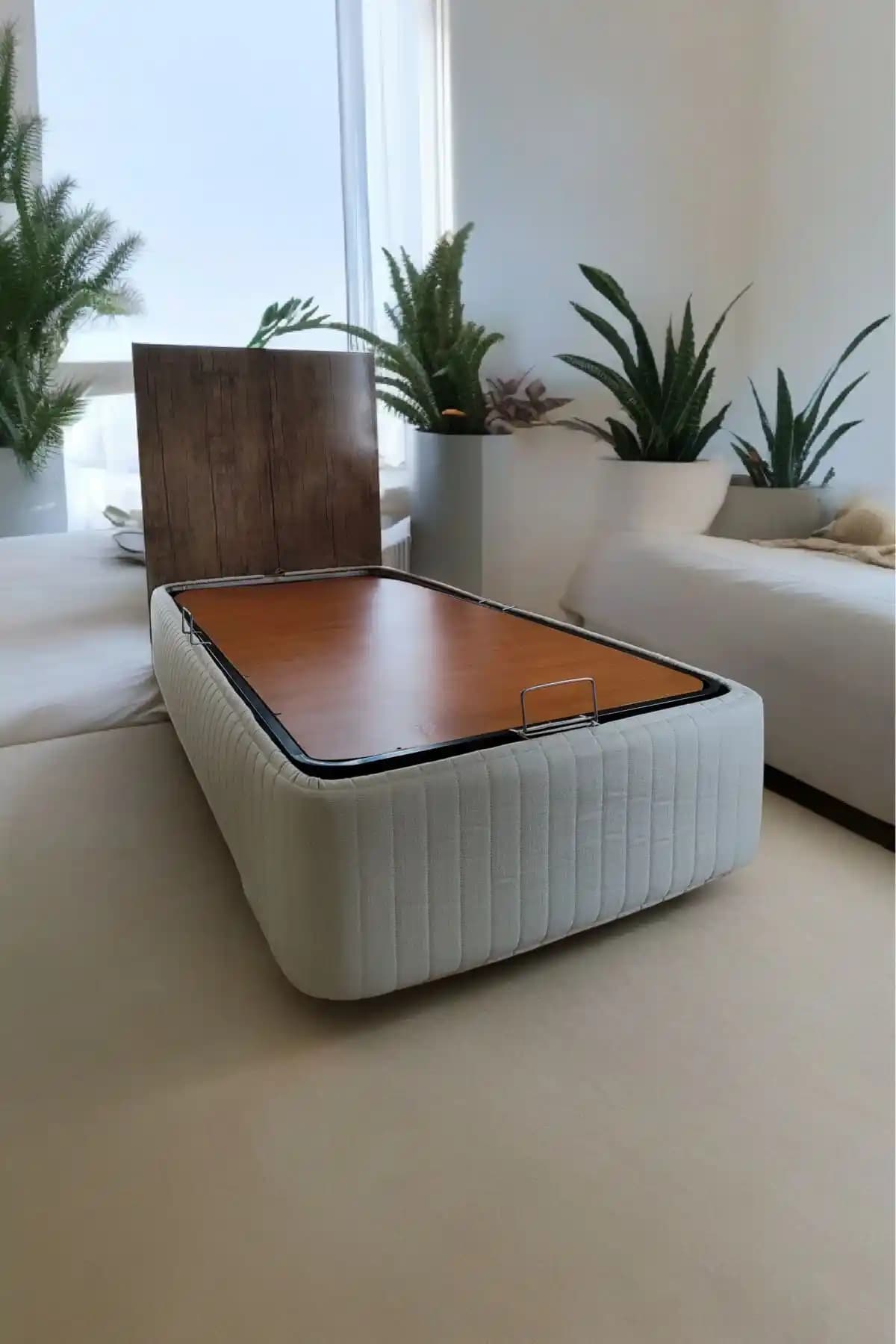 ByDekor Sonne Baza Kenarı Kılıfı Ketenden Modern ve Fonksiyonel Yatak Odası Dekoru