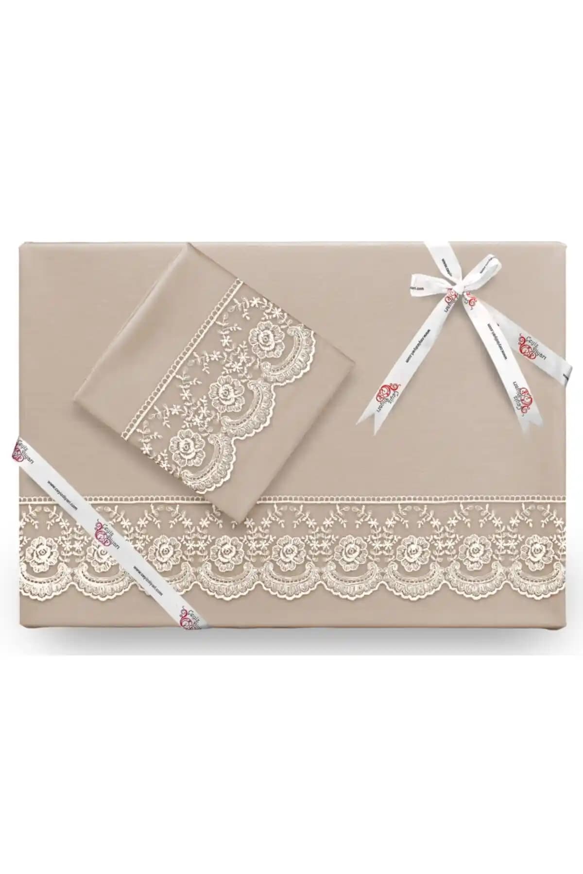 Çeyiz Diyarı Fransız Dantelli Kure Nevresim Takımı Şıklık ve Kaliteyle Buluşuyor