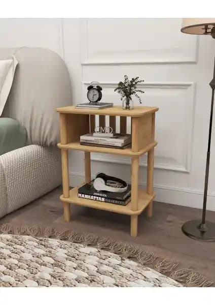 Cmd Wood LİNDE Komodin: Modern ve İşlevsel Tasarım ile Yatak Odalarına Zarif Dokunuş