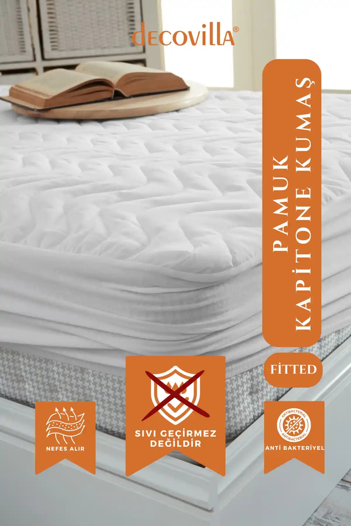 Decovilla Kapitone Fitted Telalı Yatak Koruyucu Çarşaf Alez Yataklarınızı Koruma ve Konfor İçin İdeal