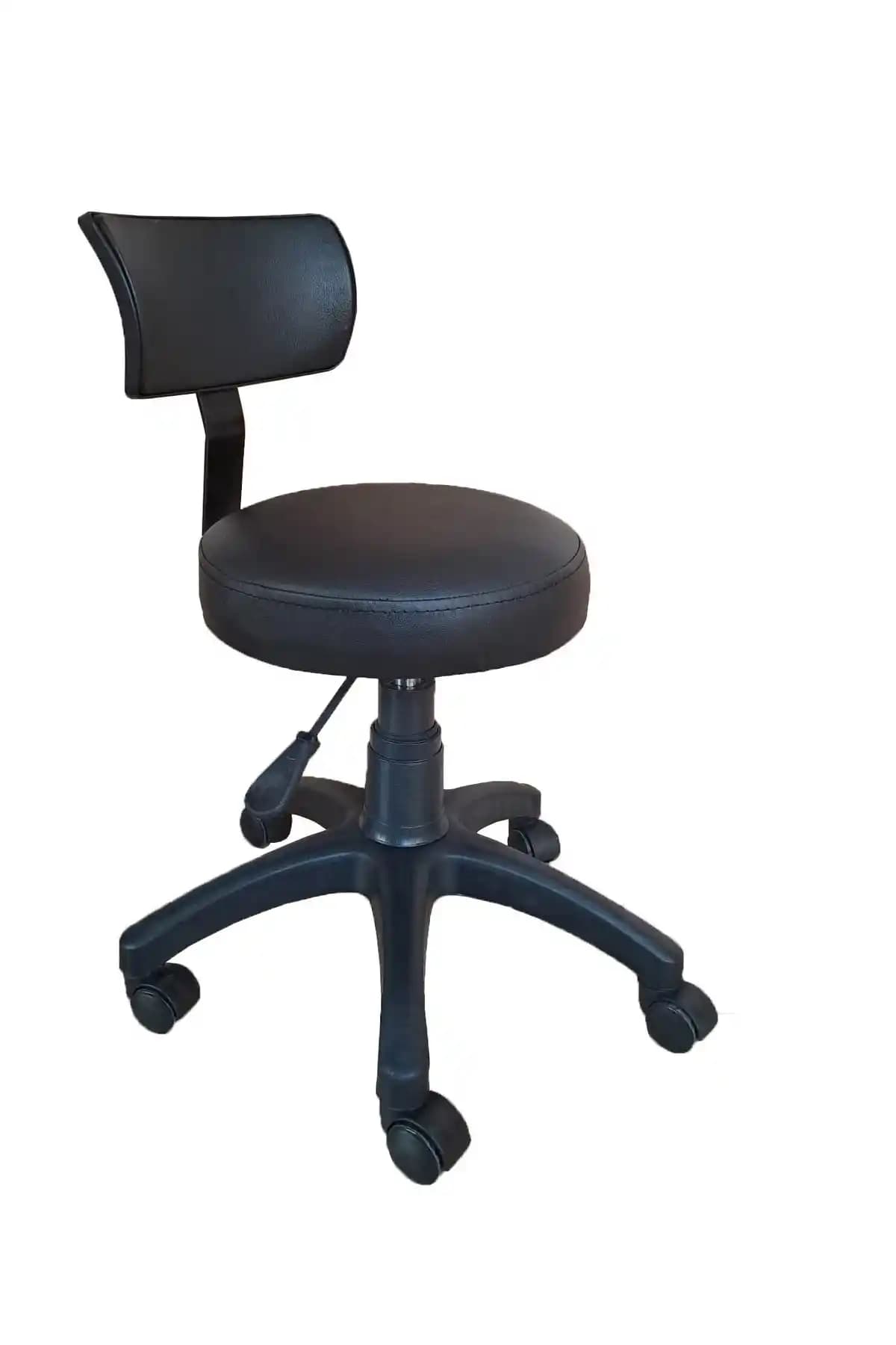 Depolife Döner Ofis Kasiyer Taburesi: Ergonomik ve Dayanıklı Ofis Çalışma Sandalyesi