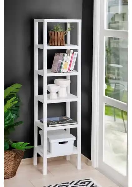 DEYHOME Ombeg 6 Katlı Düzenleyici Raf Ünitesi Ev ve Ofis Kullanımı İçin Fonksiyonel Çözüm