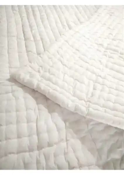 Doğal Yün El Dikimi Çift Kişilik Yün Yorgan 195x215 cm Sıcak ve Nefes Alabilir