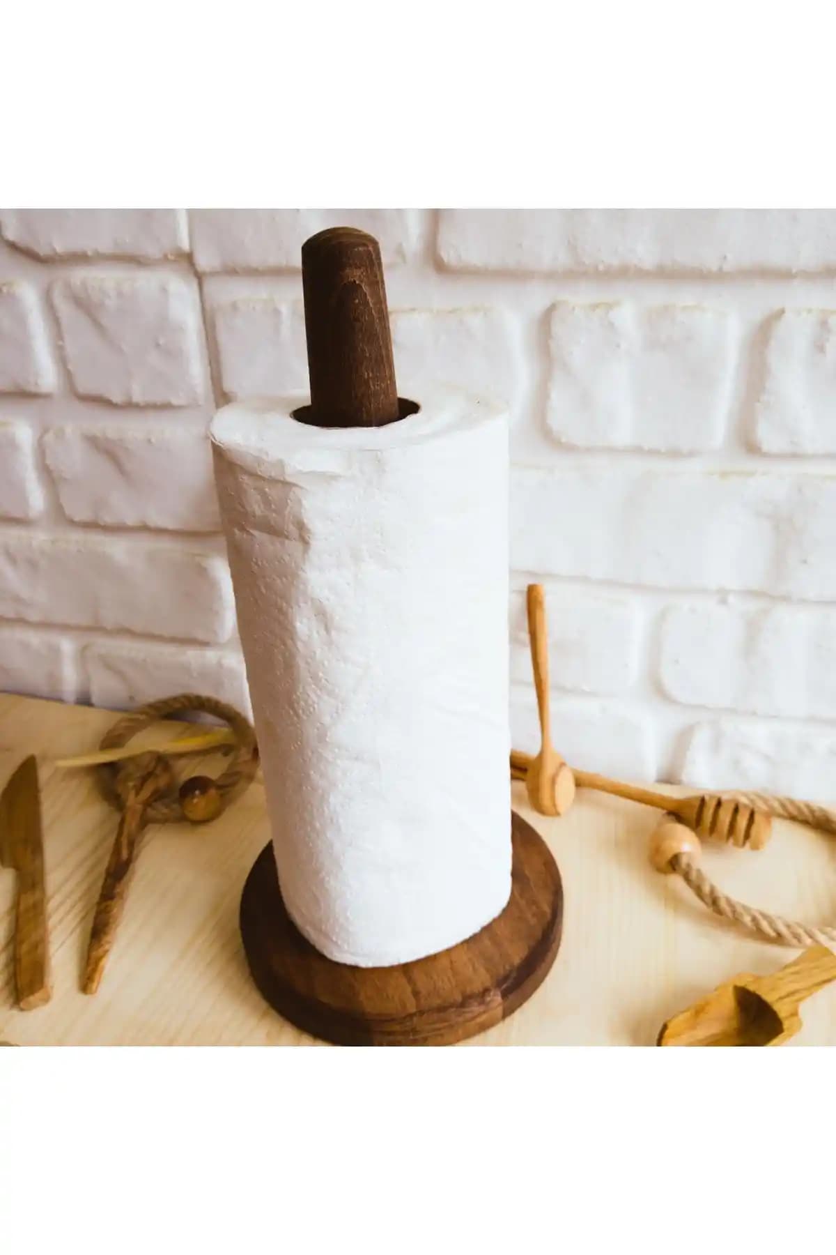 Ea Elizi Ahşap Kahverengi Lüks Banyo Havlulukları Estetik ve Dayanıklı Tasarım