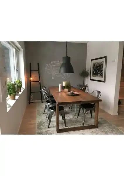 Enjoy Life Enjoylıfe Ahşap Yemek Masası: Estetik ve Dayanıklılık Sunan Özelleştirilebilir Tasarım